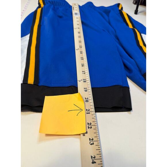 AND1 Basketball Shorts Small – Streetwear Athletic Y2K Mesh Longline Blue - Picture 7 of 10